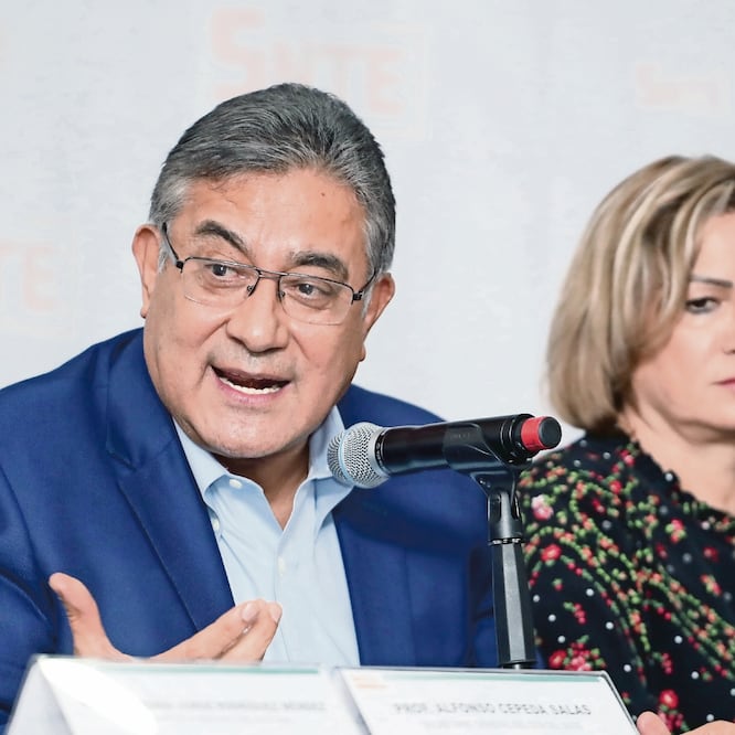 Avance s. El secretario general del SNTE, Alfonso Cepeda Salas, informó que se ha logrado el pago de más de 5 mil 500 agremiados. Foto: ARCHIVO EL UNIVERSAL