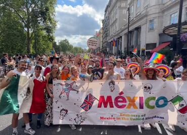 VIDEO Embajadora de México en Reino Unido encabeza porras de apoyo a Wendy Guevara