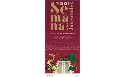 Con más de 20 artistas, revelan cartel de la Semana de las Juventudes