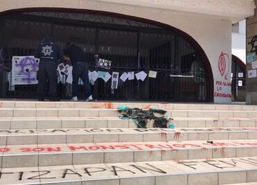 Colectivo feminista protesta ante feminicidios y agresiones sexuales en Edomex