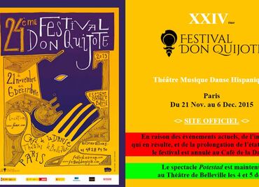 Suspenden en París Festival Don Quijote