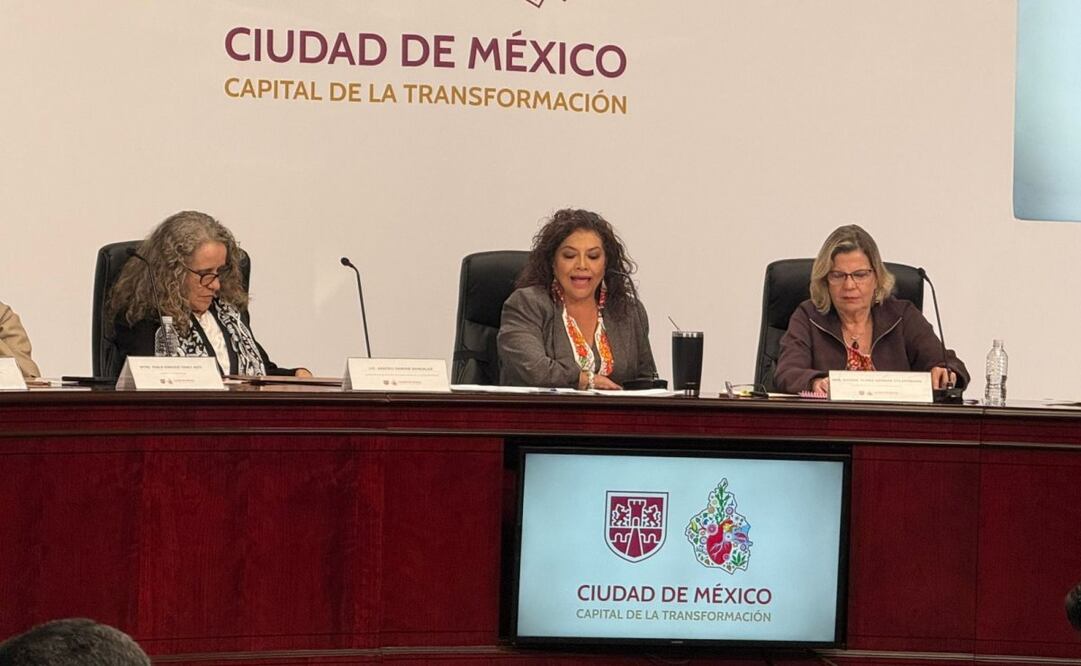 Clara Brugada confía que este viernes se llegue a un acuerdo con transportistas.
Foto: Laura Arana