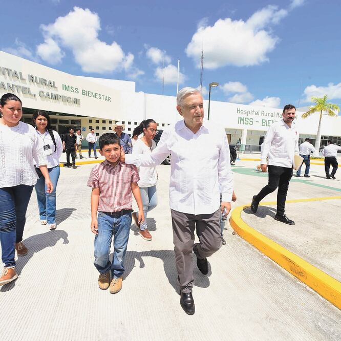 En Mamantel, el presidente Andrés Manuel López Obrador afirmó que el aumento salarial es posible gracias a la política de austeridad. PRESIDENCIA