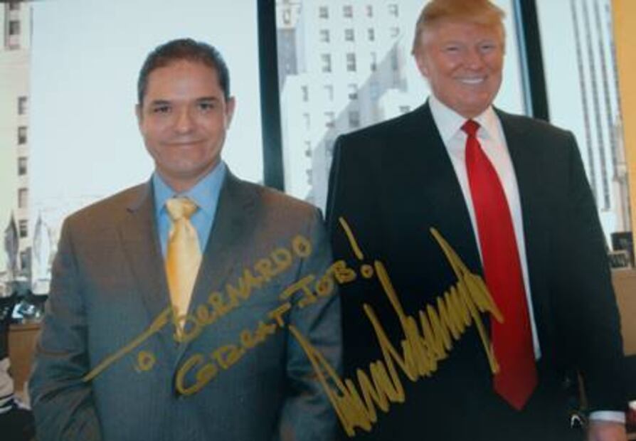 La escultura "Hecha en México" de Trump