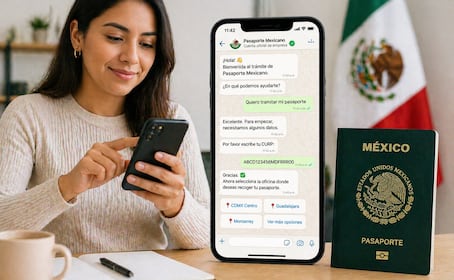¿Se puede renovar el pasaporte mexicano por WhatsApp? Este es el paso a paso de la cita y trámite