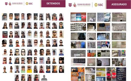 En 12 días, la SSC ha detenido a 75 personas; aseguran drogas, armas y vehículos en operativos en Gustavo A. Madero