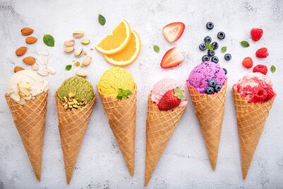 El helado también puede ser vegano