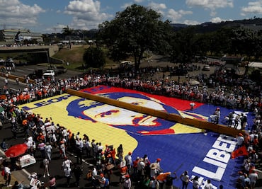 Venezolanos marchan para exigir liberación de Leopoldo López