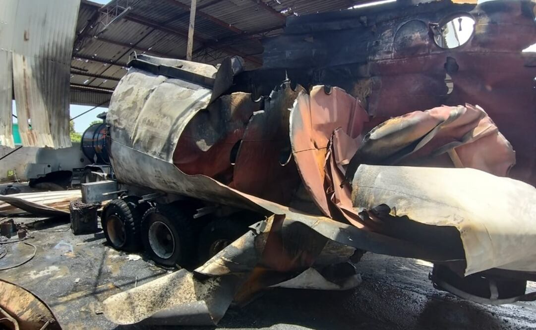 El accidente se registró en un taller ubicado en la carretera Tampico a Ciudad Mante Foto: Cortesía El Ordenador