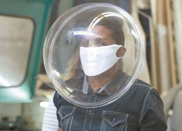 Mexicans design innovative COVID-19 face shields