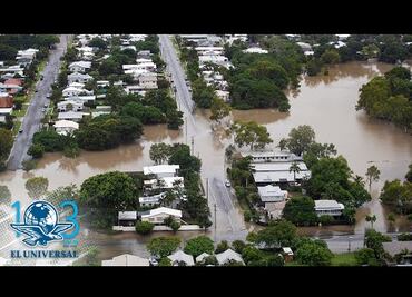 Inundaciones en Australia traen cocodrilos a las calles