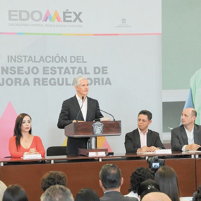 El Consejo Estatal de Mejora fue instalado por Alfredo del Mazo en Toluca. ESPECIAL
