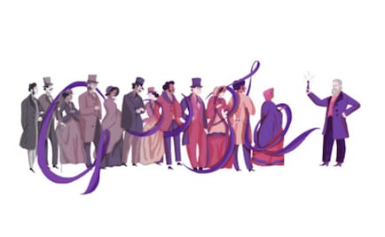 Doodle recuerda a William Perkin, inventor del primer tinte sintético