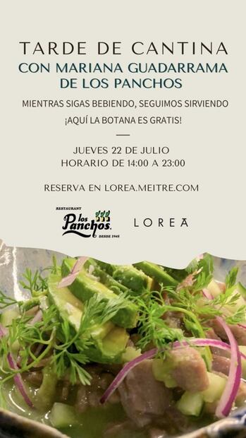 Lorea se reiventa cada quincena a manera de cantina