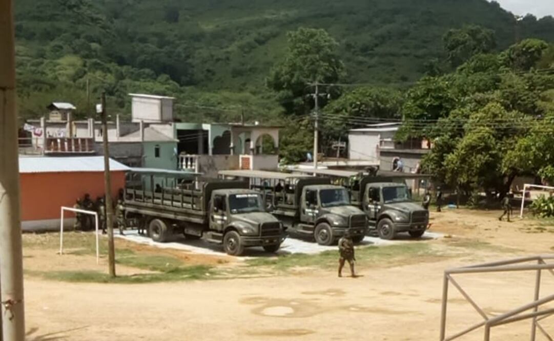 Guardia Nacional en Chuxnabán. Foto: Cortesía
