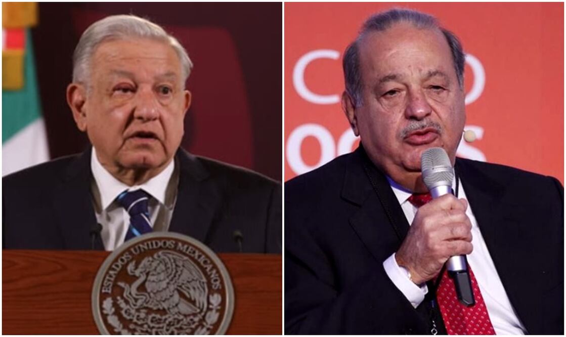 AMLO/Carlos Slim. Foto: especial