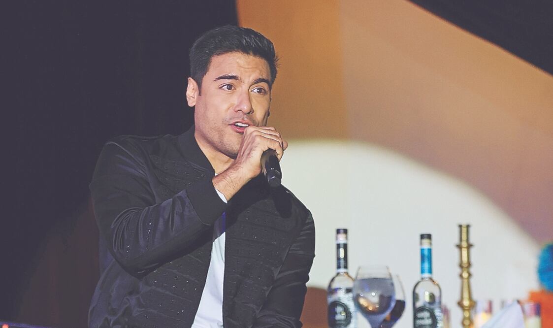 El cante Carlos Rivera dio un intimo concierto en el Recinto Casa Huamantla con motivo de las festividades que se realizaron en la localidad también hubo una exposición con motivo de la trayectoria del cantante . Fotos: Berenice Fregoso El universal
