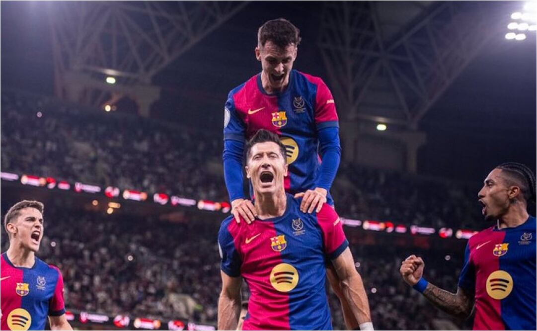 FOTO: Barcelona es campeón de la Supercopa de España - @FCBarcelona