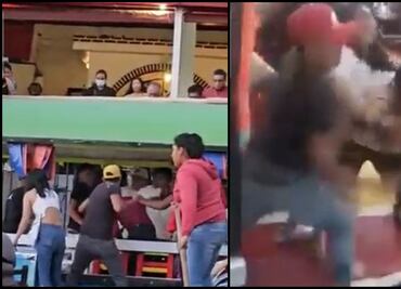 VIDEO: Pelea campal en trajineras de Xochimilco; operadores presuntamente querían cobrar de más