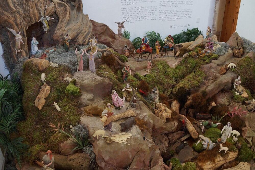 El nacimiento se exhibe en el Centro Cultural San Pablo, en el Centro Histórico de la capital. Foto: Edwin Hernández