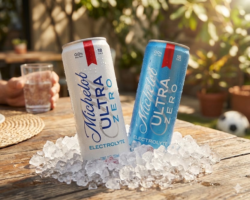 Esta cerveza contiene electrolitos, una adición innovadora pensada para esos momentos de recarga física y social. 