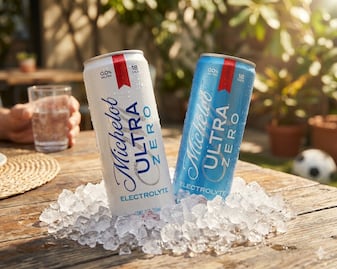 Llega a México la Michelob Ultra Zero, la cerveza con electrolitos, 18 calorías y 0 alcohol