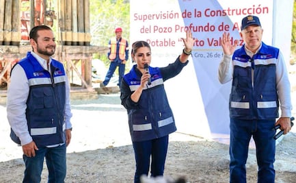 Gobernadora de Guerrero supervisa construcción de pozo profundo "Salto Valadez"; beneficiará a 17 mil habitantes