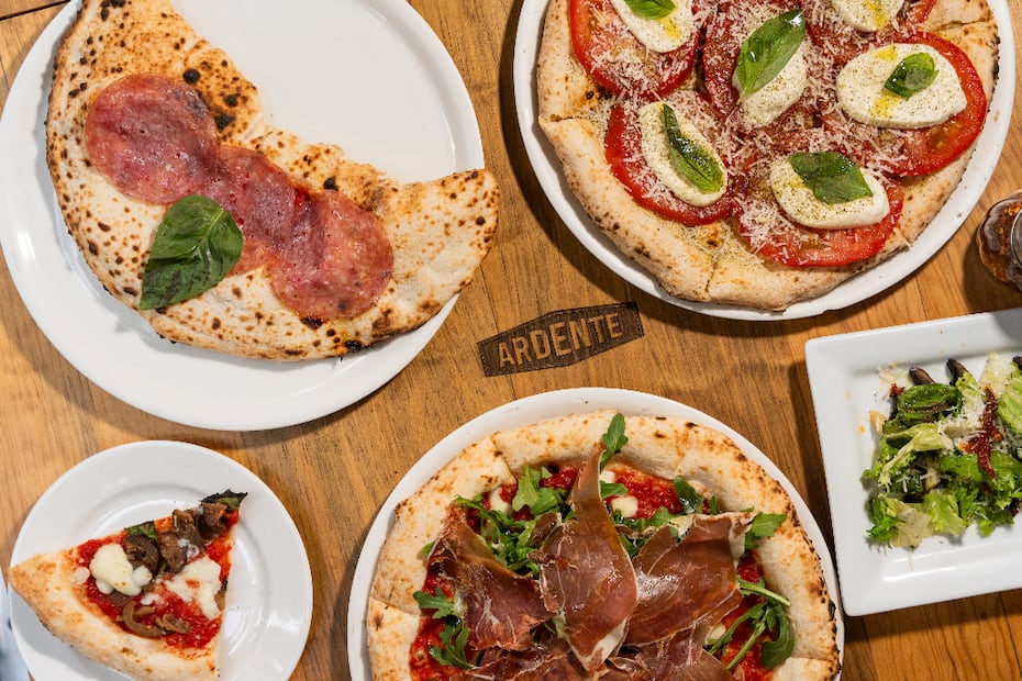 Su menú tiene cerca de 20 tipos de pizza. Foto: cortesía Ardente