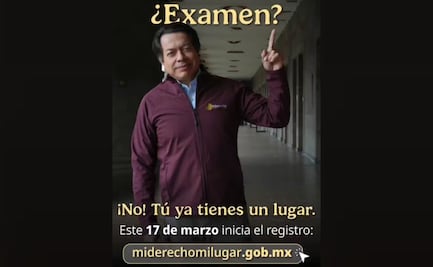 Mario Delgado celebra que “como tu ex, el examen para prepa quedó en el pasado”; SEP garantiza “lugar en el plantel de su elección”