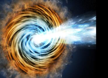 Con récord, descubren rara clase de galaxias que emiten rayos gamma