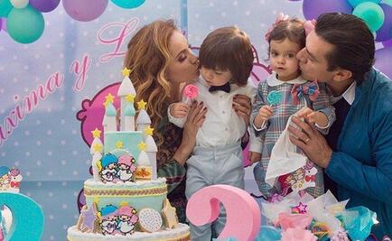 Sorprenden los mellizos de Elizabeth Álvarez y Jorge Salinas 