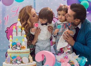 Sorprenden los mellizos de Elizabeth Álvarez y Jorge Salinas