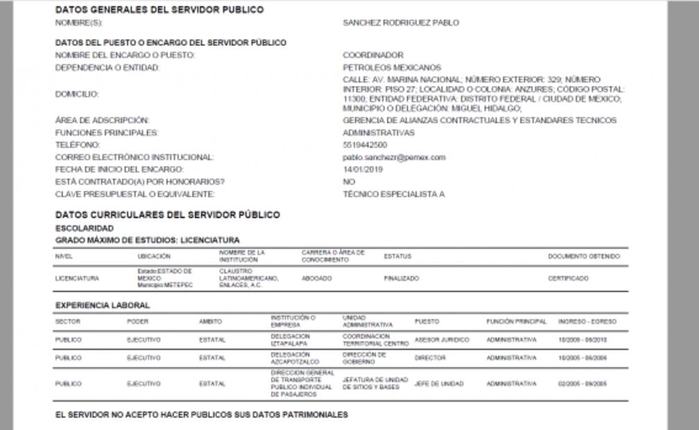 Lo que sabemos de los funcionarios de Pemex que no tienen título profesional