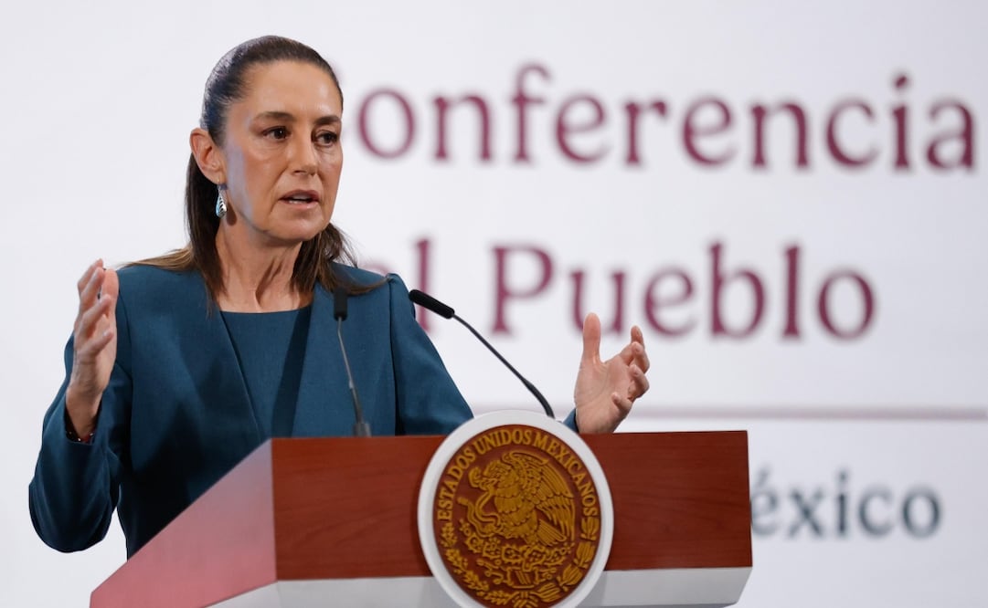 Conferencia matutina de la presidenta Claudia Sheinbaum Pardo el 19 de mayo de 2025. Foto: Diego Simón Sánchez / EL UNIVERSAL
