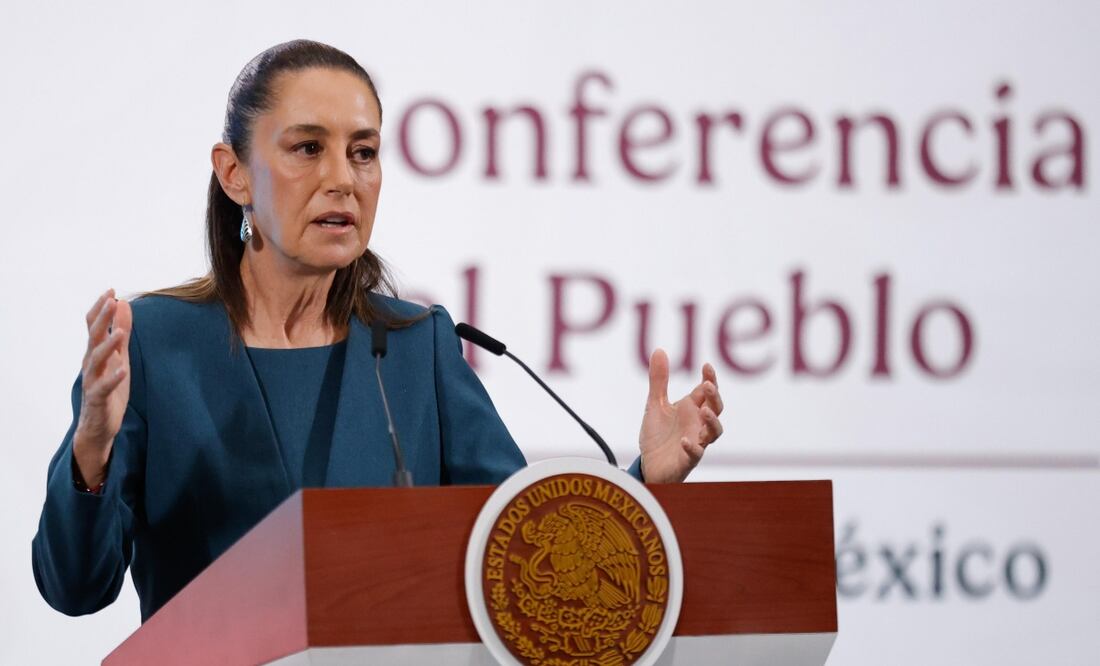 Conferencia matutina de la presidenta Claudia Sheinbaum Pardo el 19 de mayo de 2025. Foto: Diego Simón Sánchez / EL UNIVERSAL
