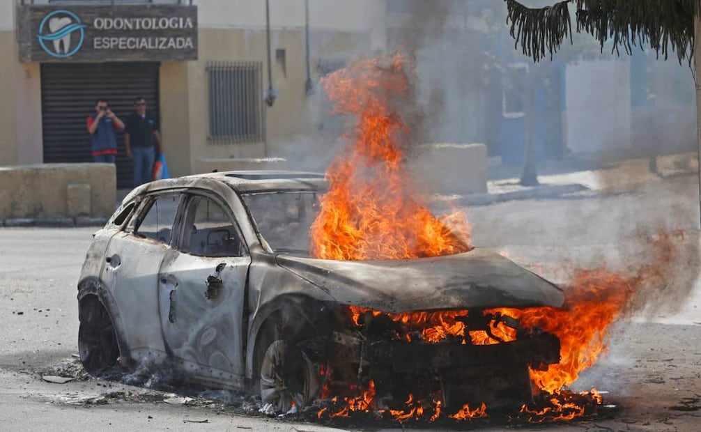 Bloqueos en distintas zonas de Guadalajara, Jalisco (22/02/2026). Foto: Miguel García García / EL UNIVERSAL
