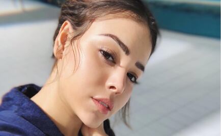 Danna Paola presume mascarilla de oro en Instagram y fanáticos enloquecen