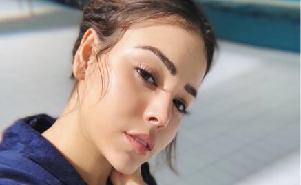 Danna Paola presume mascarilla de oro en Instagram y fanáticos enloquecen