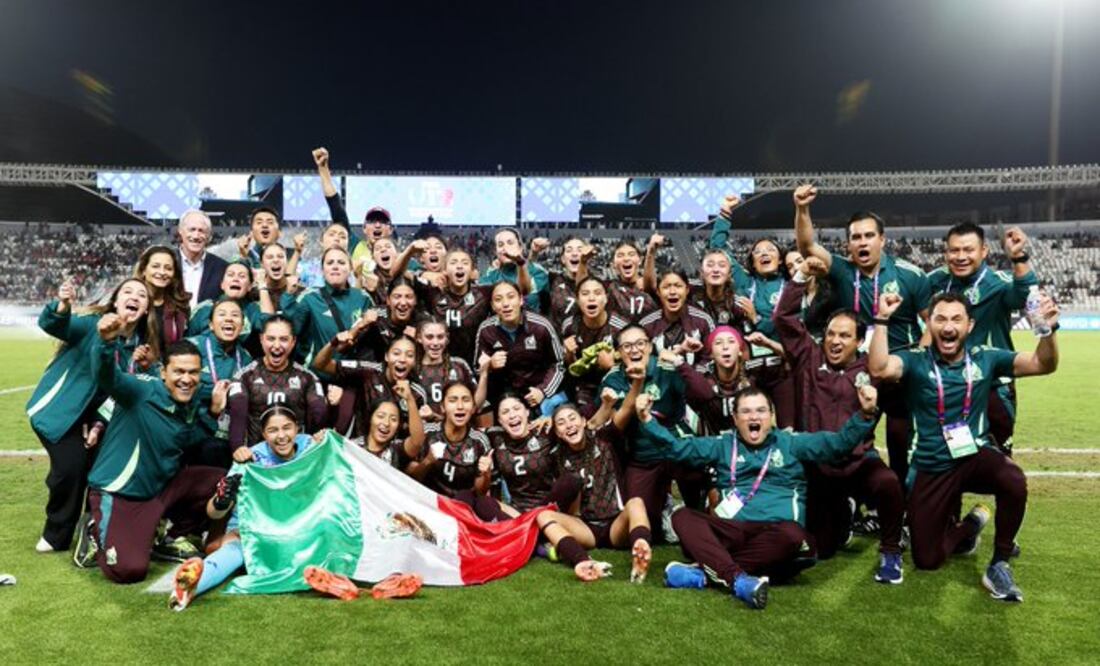 México conquista la medalla de bronce en el Mundial Femenil Sub-17 - Foto: @Miseleccionfem en X
