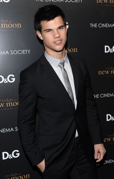 Taylor Lautner en 2009, en una proyección de The Twilight Saga: New Moon.
Foto: AP