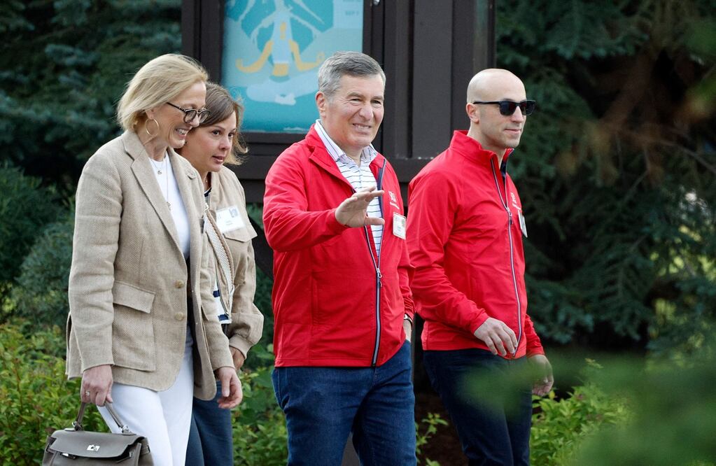 Charles Rivkin, presidente y director ejecutivo de la Motion Picture Association, asiste a la Allen & Company Sun Valley Conference el 10 de julio de 2024 en Sun Valley, Idaho. FOTO: AFP