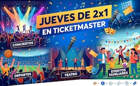 Jueves de 2x1 en Ticketmaster; conoce la lista completa de promociones en eventos
