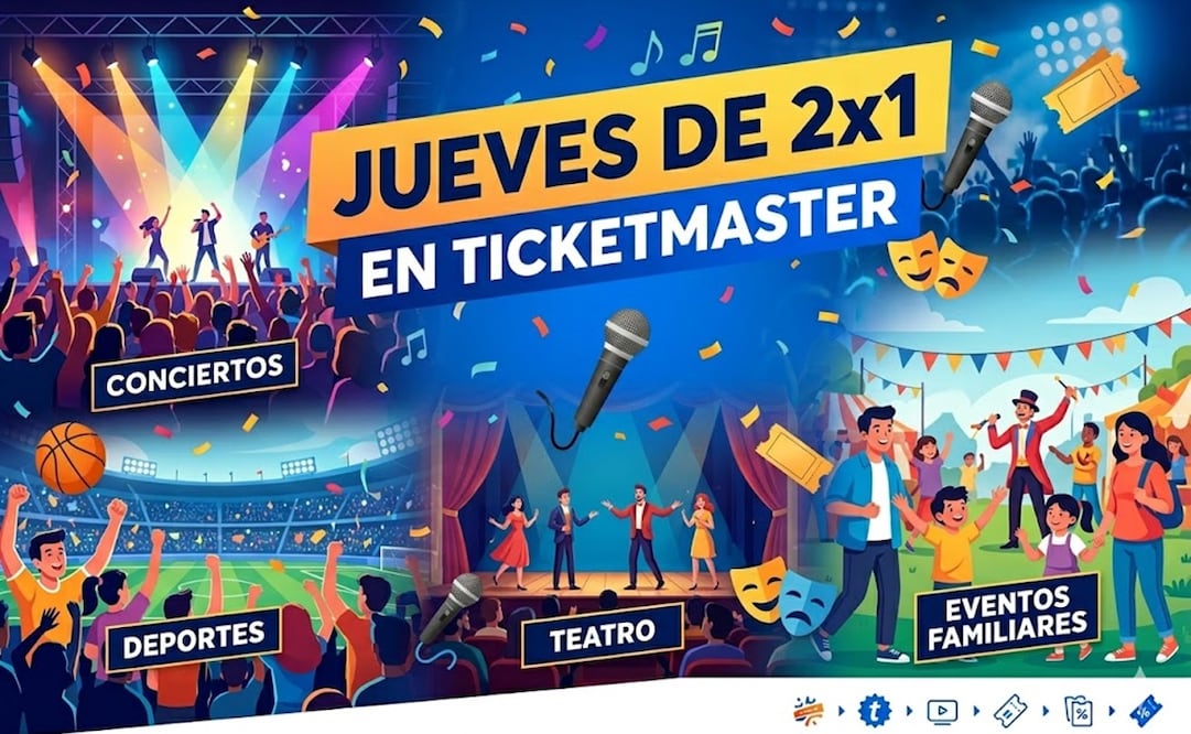 Conoce la lista completa de los eventos al 2x1. Foto: IA