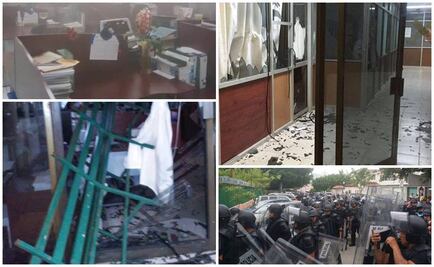 Vandalizan oficinas de Educación en Chiapas