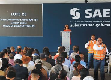 Gobierno vende en 4.3 mdp tres casas del Chapo