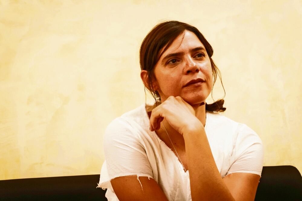 Valeria Luiselli dictó la cátedra del Premio Aura Estrada en la Feria Internacional del Libro de Oaxaca. Foto: Mario Arturo Martínez / EL UNIVERSAL