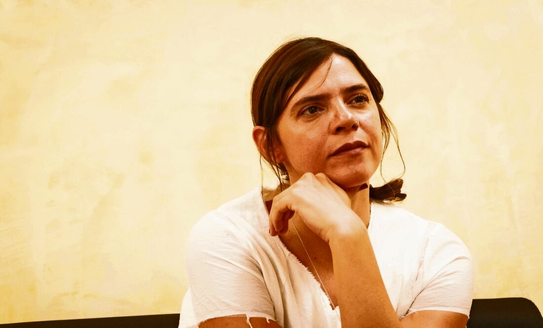 Valeria Luiselli dictó la cátedra del Premio Aura Estrada en la Feria Internacional del Libro de Oaxaca. Foto: Mario Arturo Martínez / EL UNIVERSAL