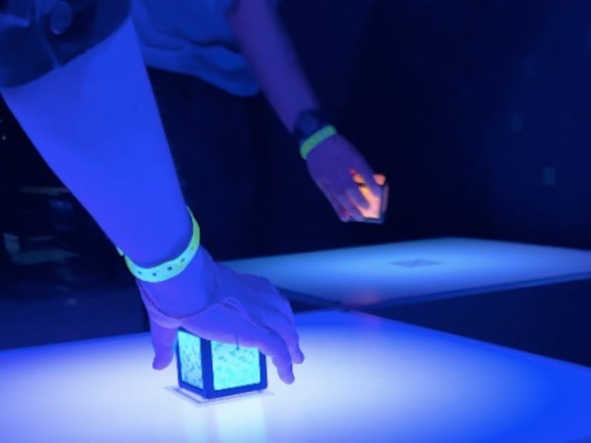 Un orbe te acompaña todo el recorrido de Minecraft Experience. Foto: Dazel Sarabia/ EL UNIVERSAL