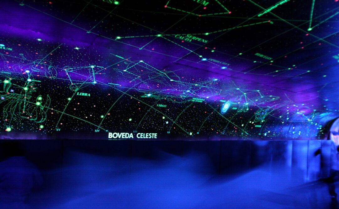 Bóveda Celeste, ubicada en el transbordo de la Línea La Raza. Foto: Lucía Godínez/EL UNIVERSAL