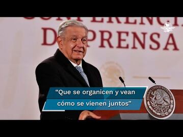 Ya no hay camiones para tantos acarreados a la marcha del domingo, ironiza AMLO